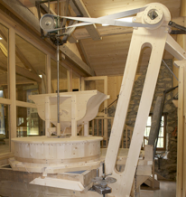 Mécanisme moulin Noria a Farine