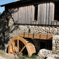 Roue a Augets du moulin de Masméjan