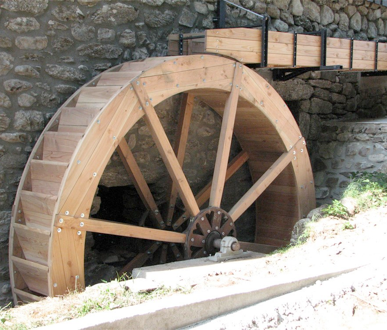 Roue à Augets